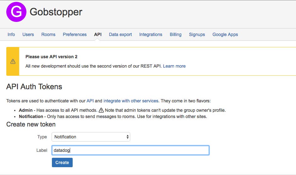 hipchat-auth-token hipchat-auth-token
