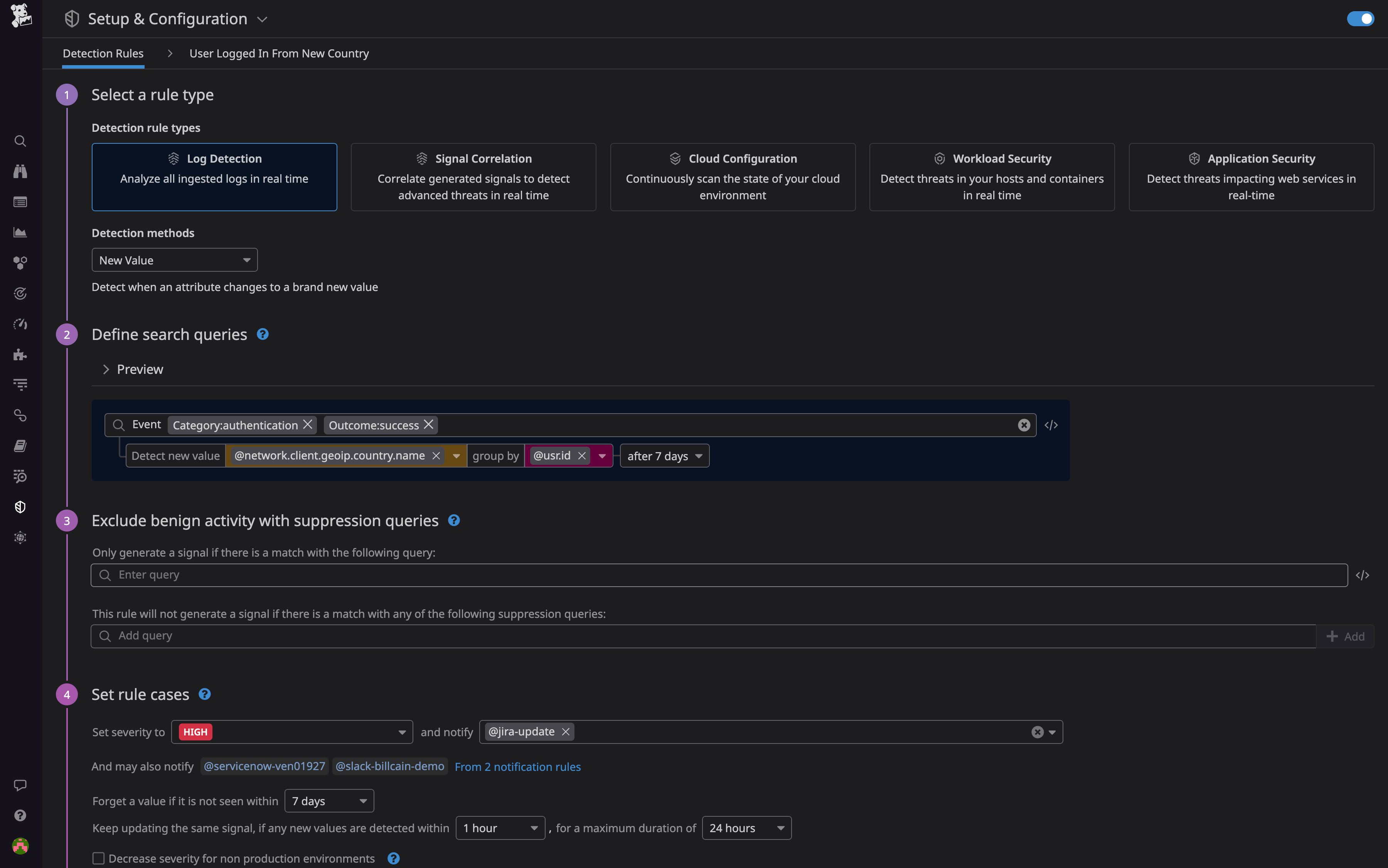 Use new value–based Detection Rules to alert you to anomalous behavior.
