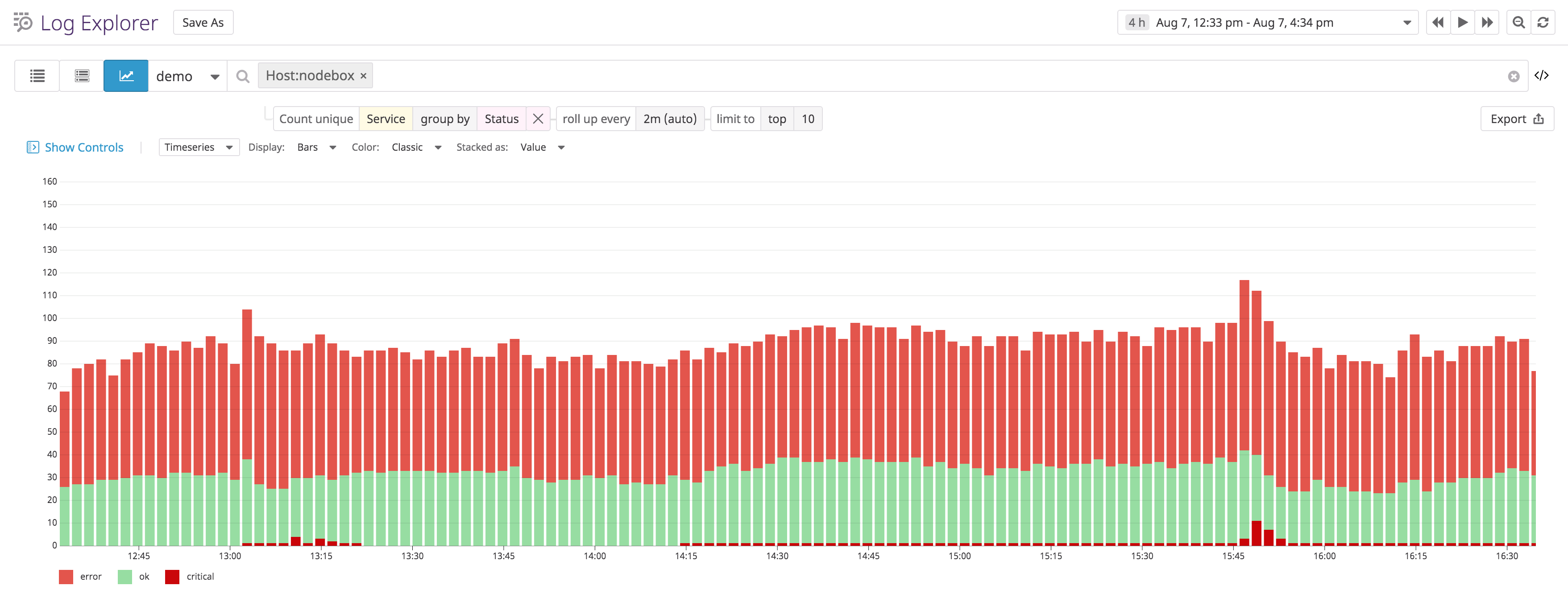 Visualize trends in your Node.js logs with Log Analytics