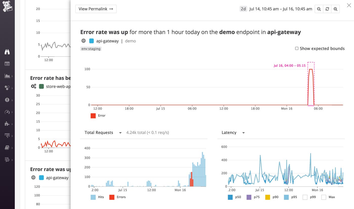 Node.js monitoring in Datadog Watchdog APM and distributed tracing Node.js monitoring in Datadog Watchdog APM and distributed tracing