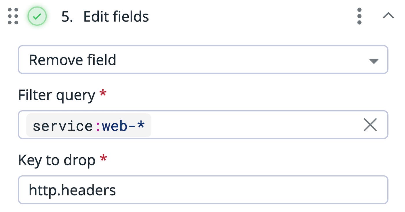 A configured edit fields processor A configured edit fields processor