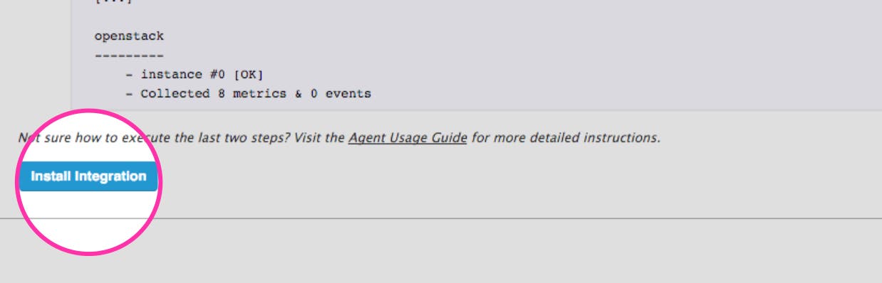 Enable the integration Enable the integration
