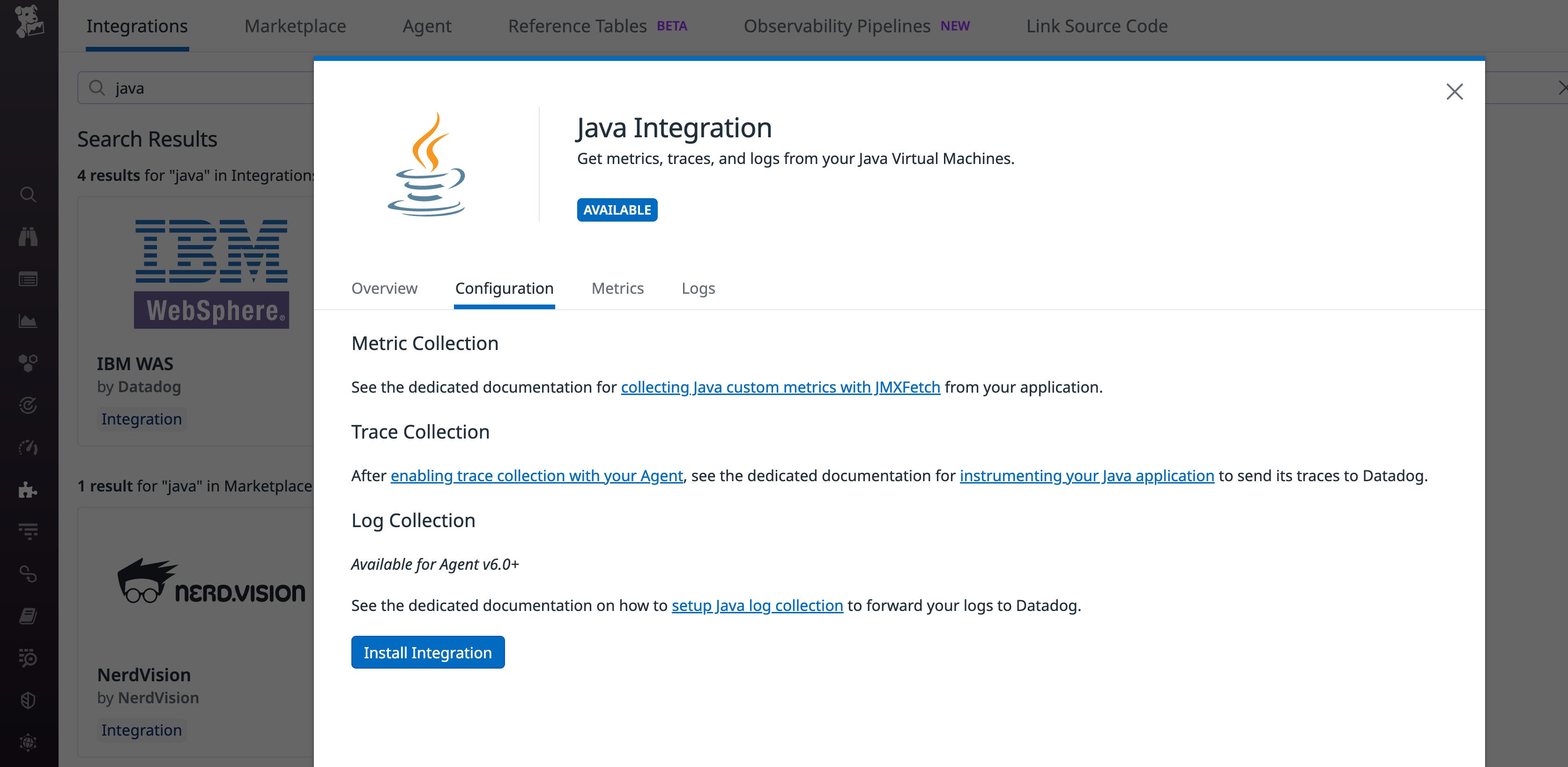 In order to visualize runtime metrics from your OTel-instrumented applications in Datadog, you'll need to install the language-specific integration. In order to visualize runtime metrics from your OTel-instrumented applications in Datadog, you'll need to install the language-specific integration.