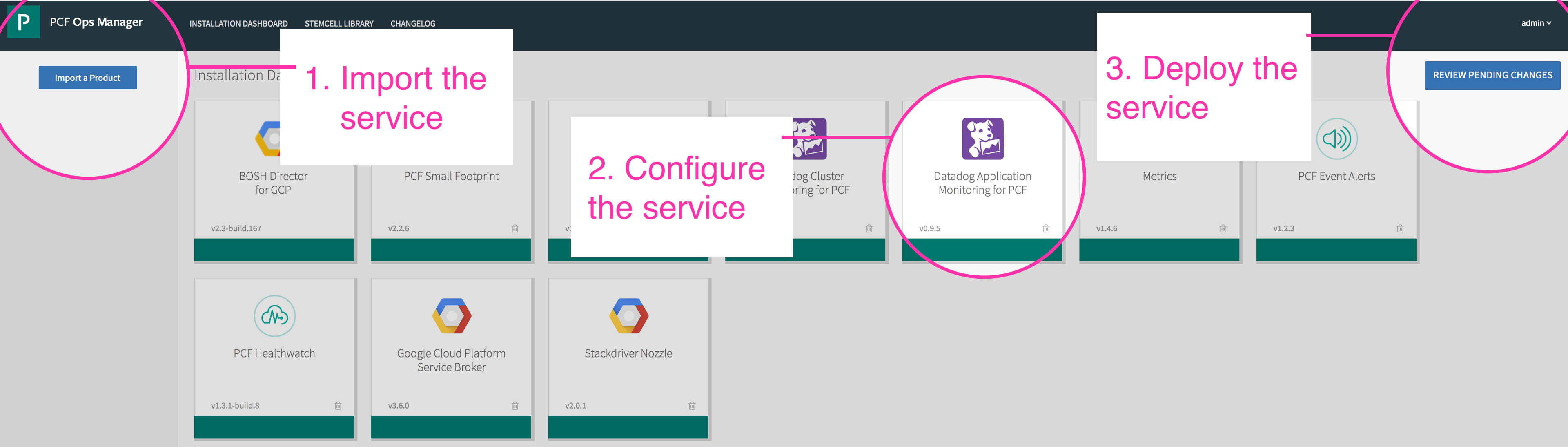 Datadog Pivotal Platform application monitoring