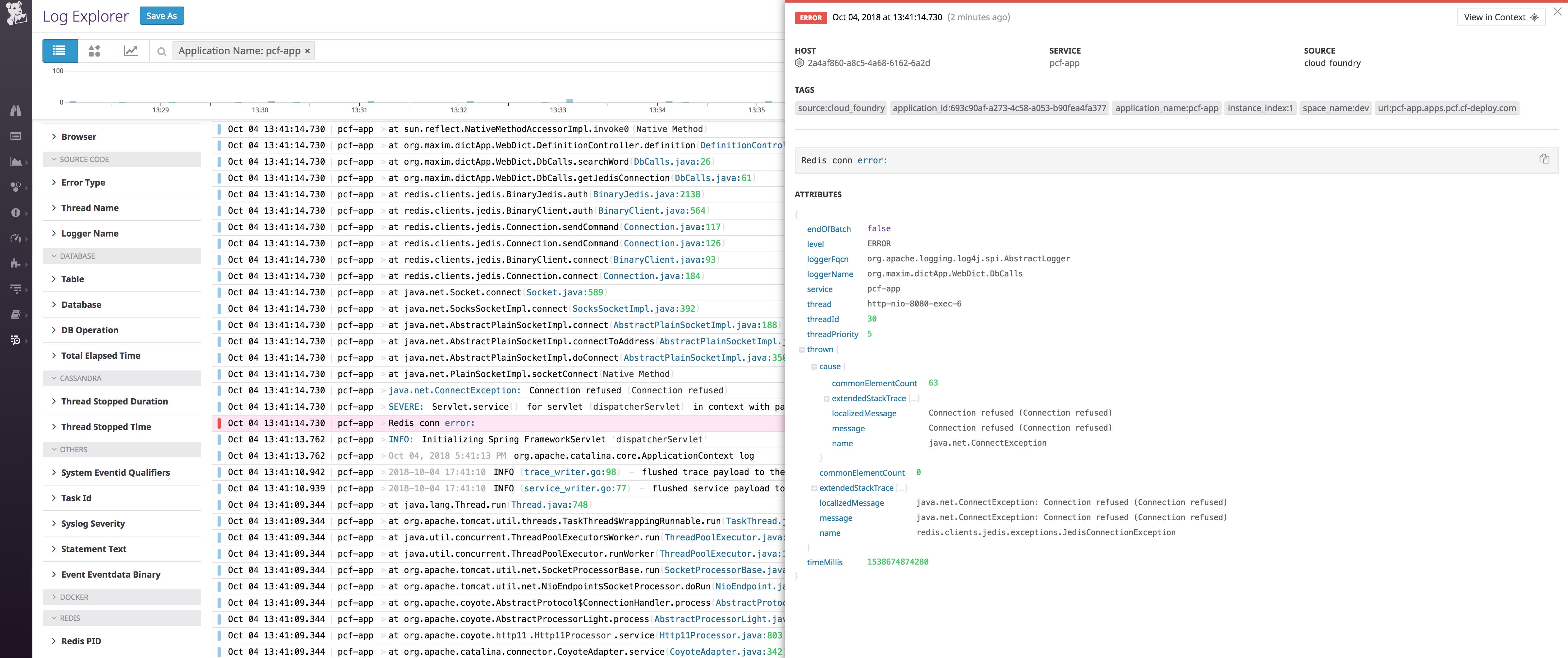 JSON logs in Datadog JSON logs in Datadog