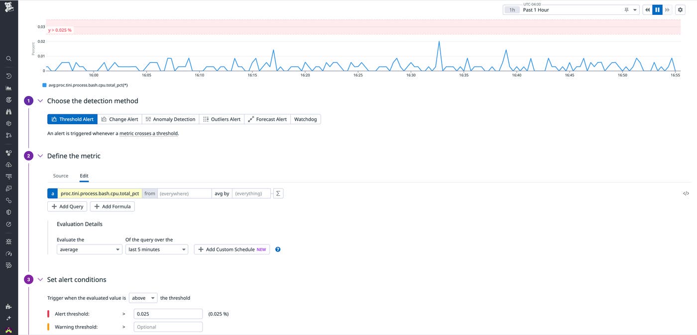 Scope metric monitors to focus on processes grouped by your custom tags Scope metric monitors to focus on processes grouped by your custom tags
