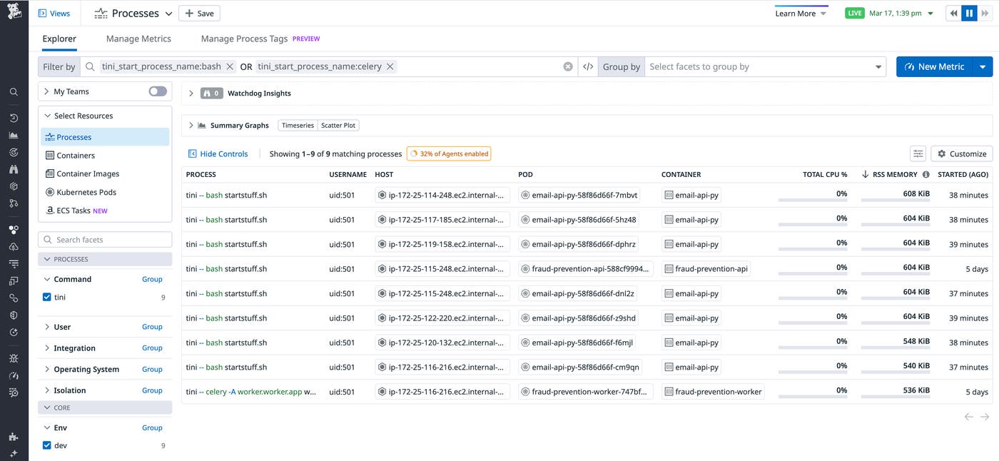 List of processes based on a newly created process tag rule List of processes based on a newly created process tag rule