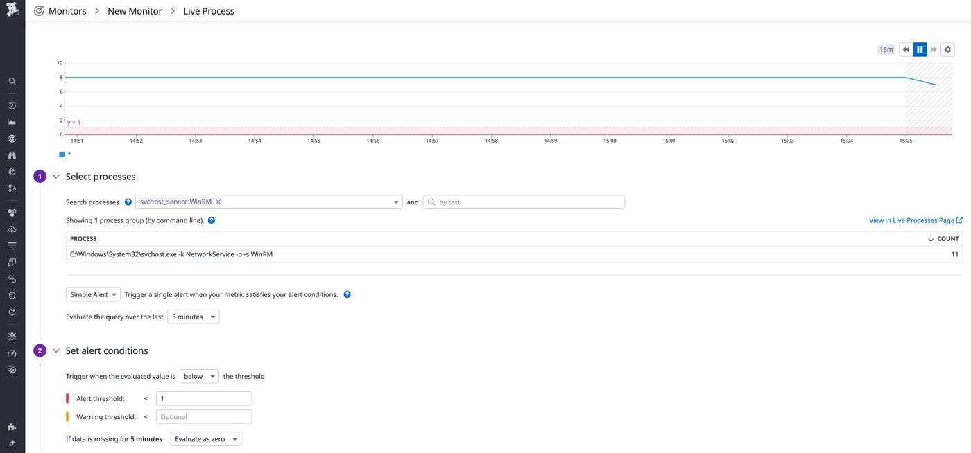 Customize the dimensions of your new process monitor using process tag rules Customize the dimensions of your new process monitor using process tag rules