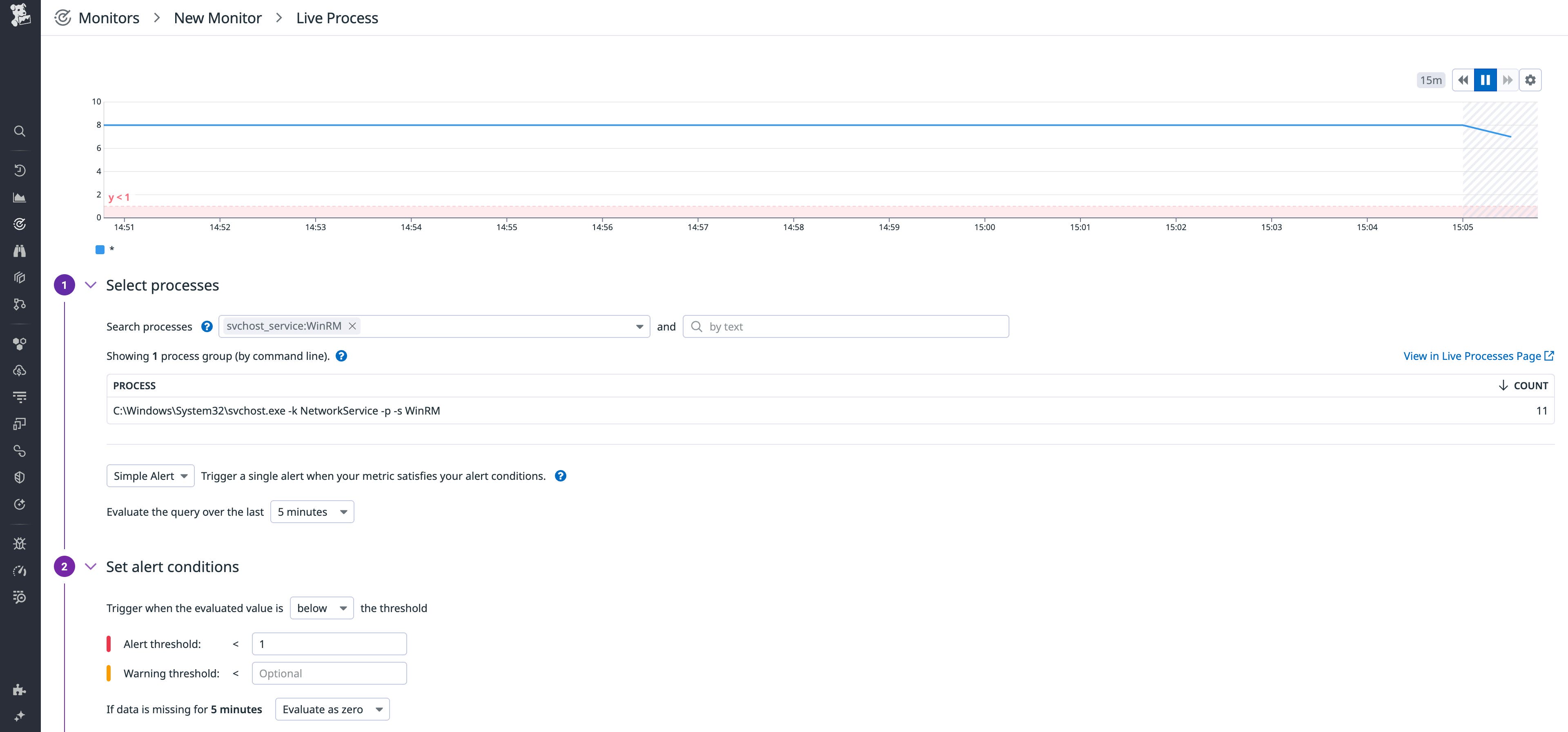 Customize the dimensions of your new process monitor using process tag rules Customize the dimensions of your new process monitor using process tag rules