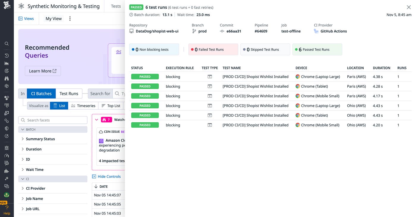 Tracking offline tests for a progressive web application Tracking offline tests for a progressive web application