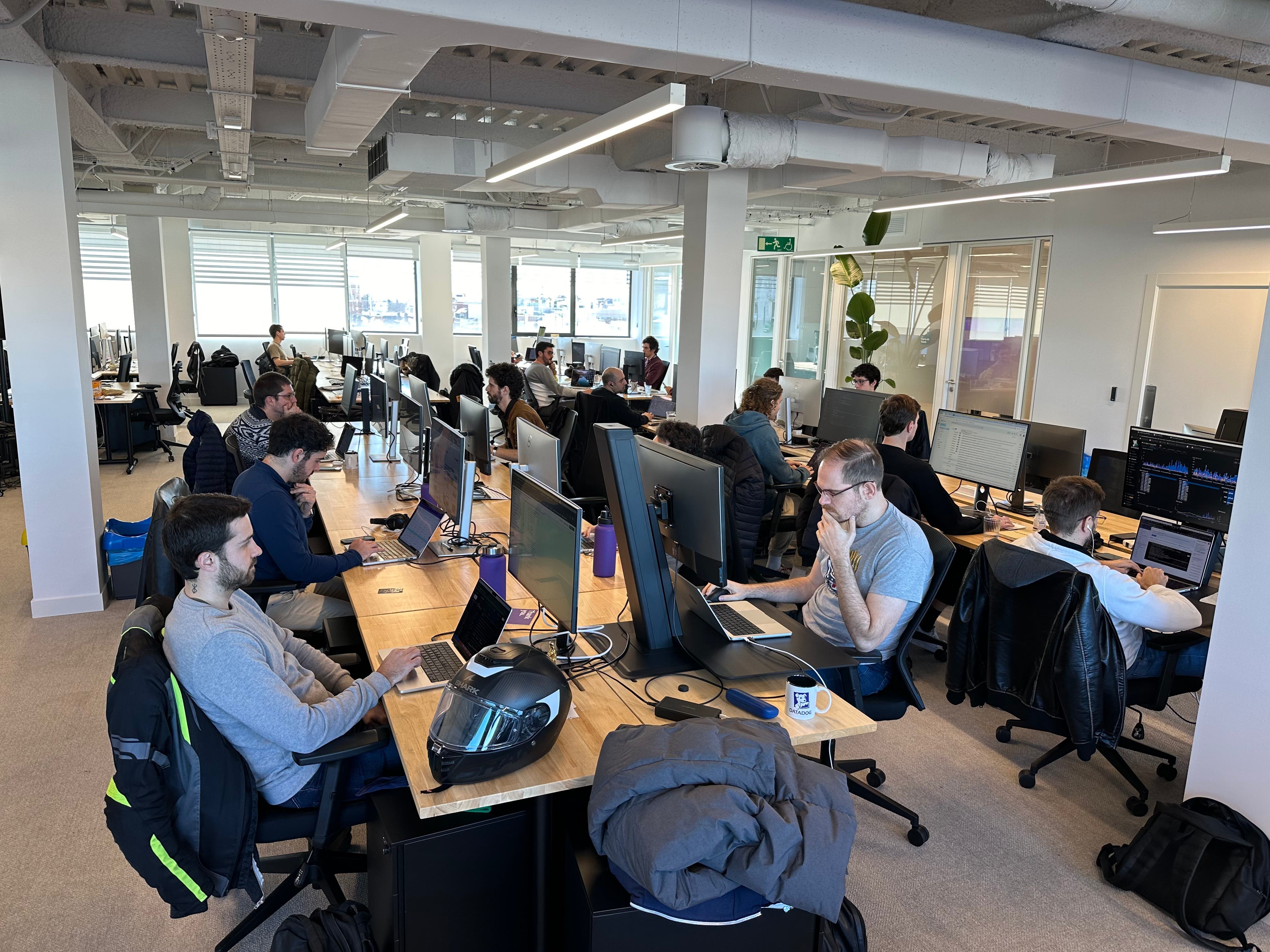 Open floor plan office in Madrid Open floor plan office in Madrid