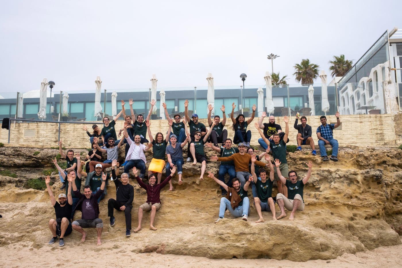 The first Datadog employees with the new Lisbon engineering hub. The first Datadog employees with the new Lisbon engineering hub.