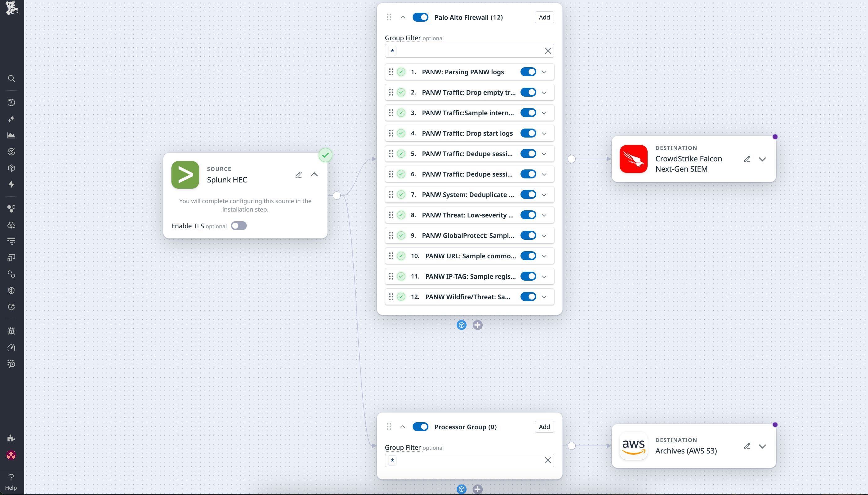 Quickly configure processing logic with ready-to-use Packs. Quickly configure processing logic with ready-to-use Packs.