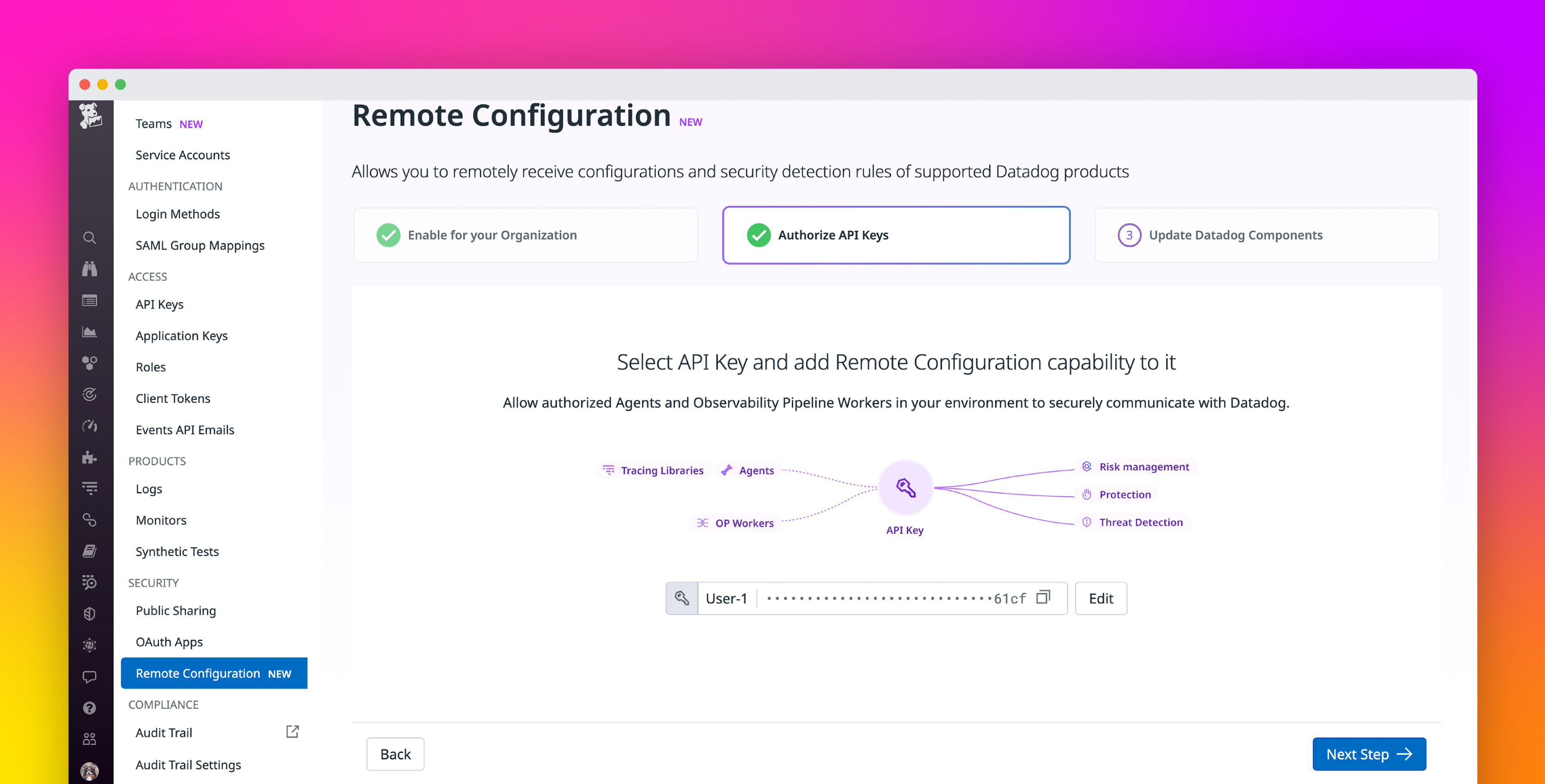 Apply real-time updates to Datadog components with Remote Configuration