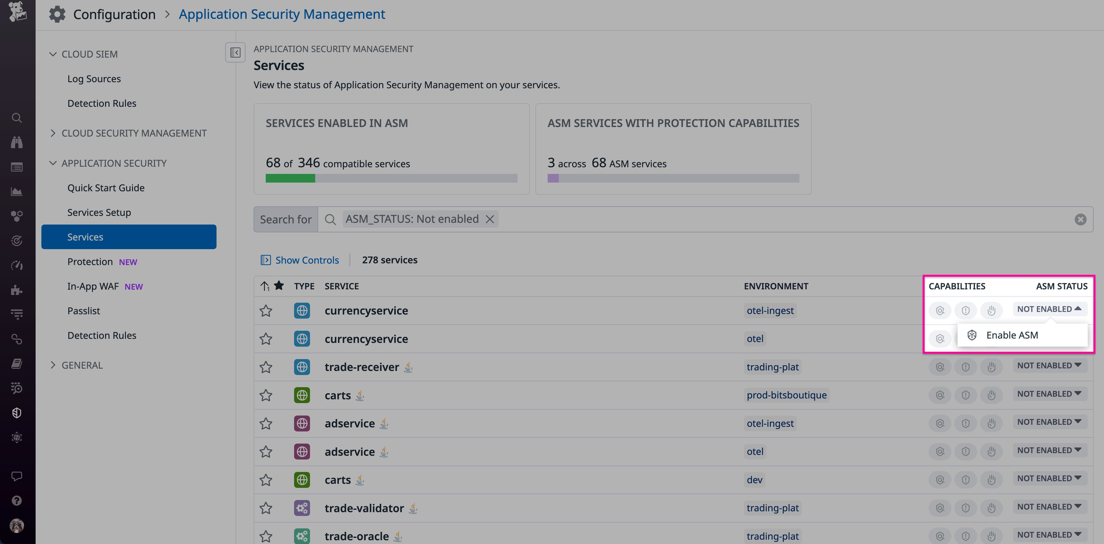 Enable AAP Protect Enable AAP Protect