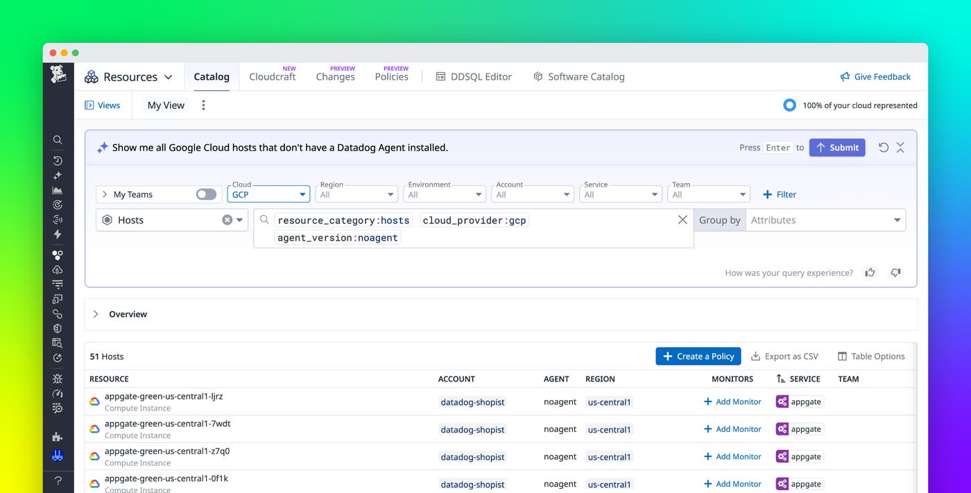Use plain English to query your multi-cloud infrastructure in Resource Catalog Use plain English to query your multi-cloud infrastructure in Resource Catalog