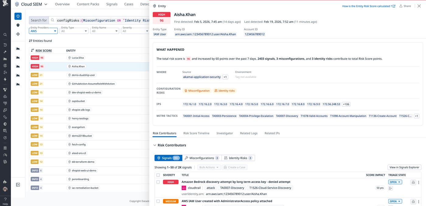 To prioritize your investigations, you can easily filter by specific entities and view their risks. To prioritize your investigations, you can easily filter by specific entities and view their risks.