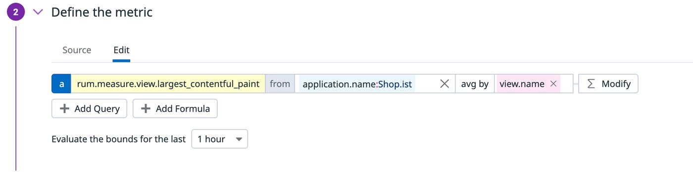 Define a RUM metric. Define a RUM metric.