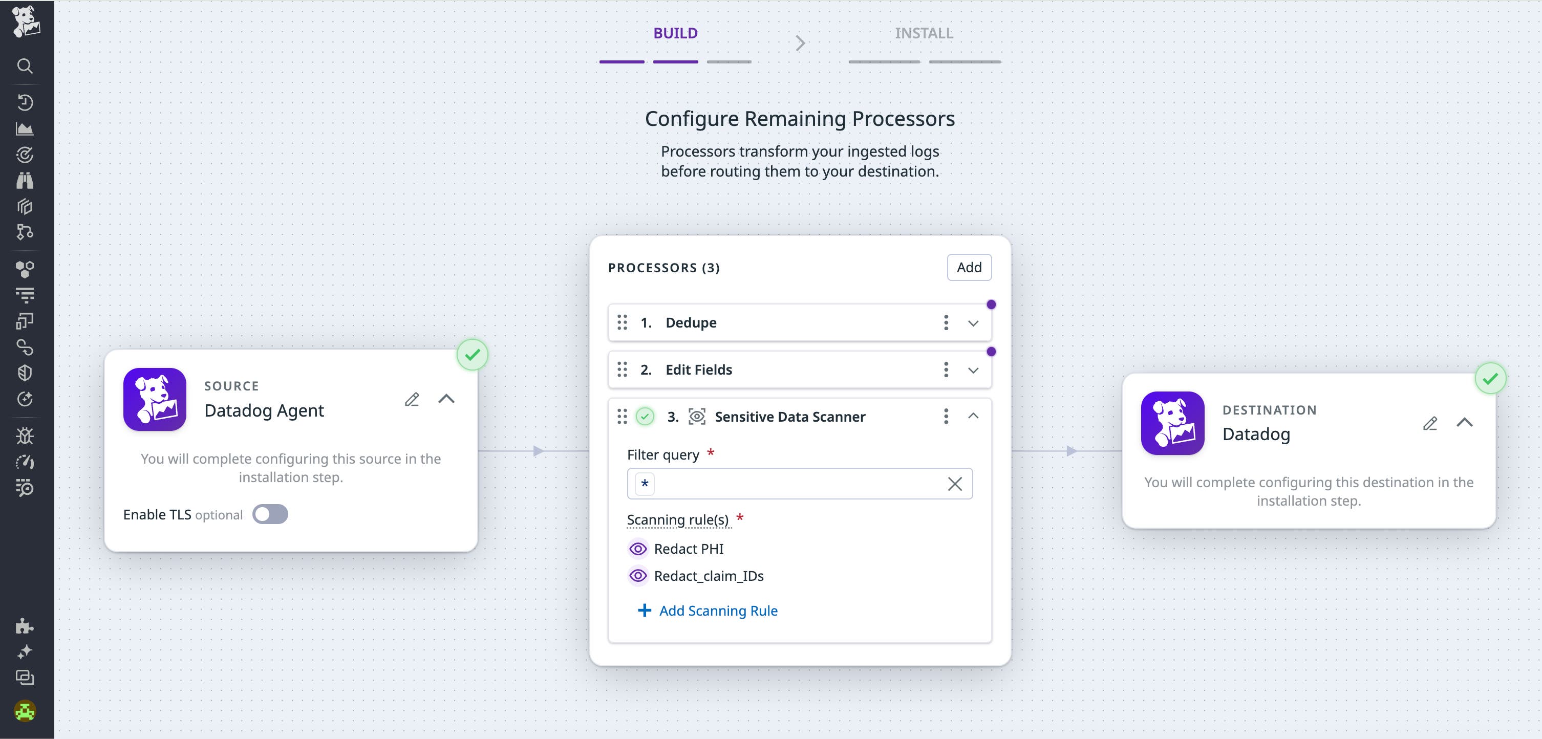 Building an Observability Pipeline to redact sensitive data before it leaves your premises. Building an Observability Pipeline to redact sensitive data before it leaves your premises.