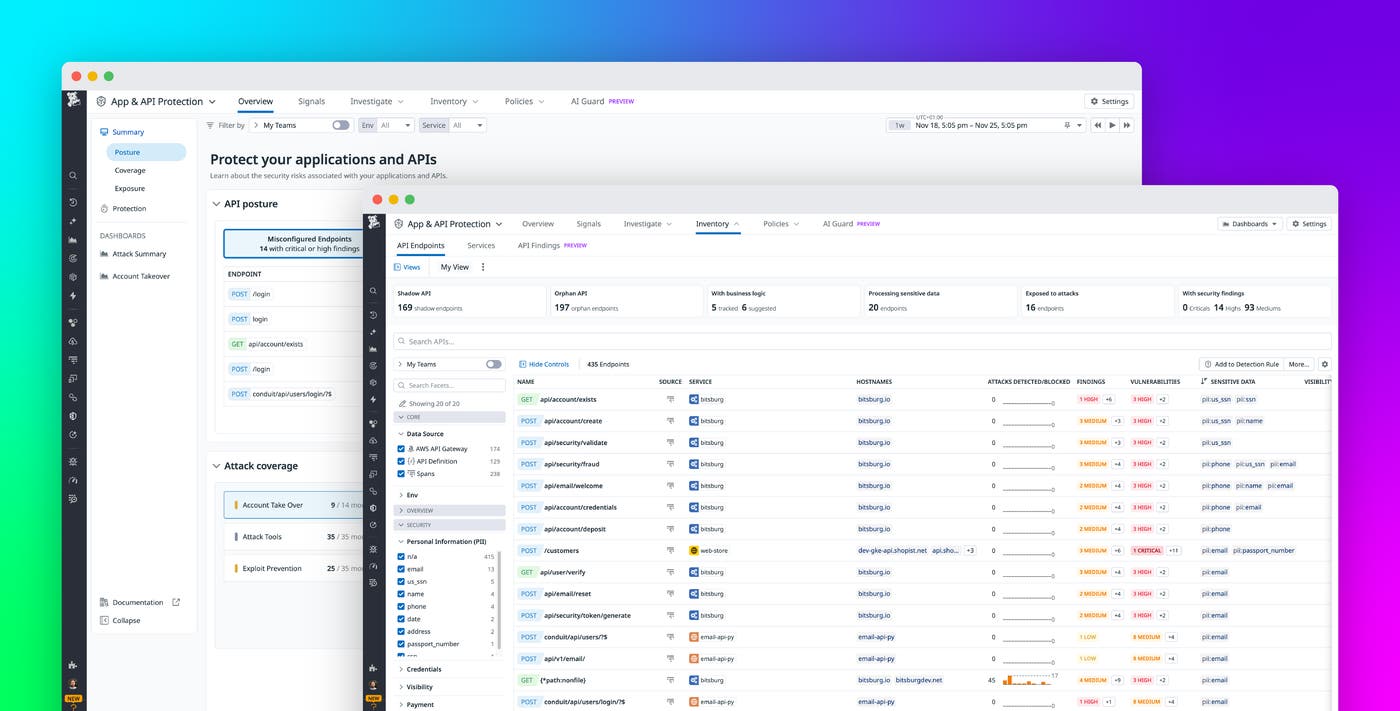 From discovery to defense: Securing APIs with Datadog App and API Protection From discovery to defense: Securing APIs with Datadog App and API Protection