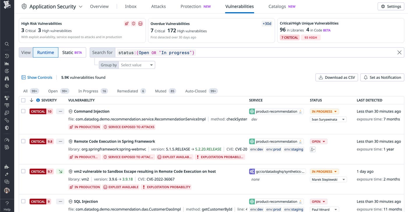 Datadog App and API Protection Datadog App and API Protection