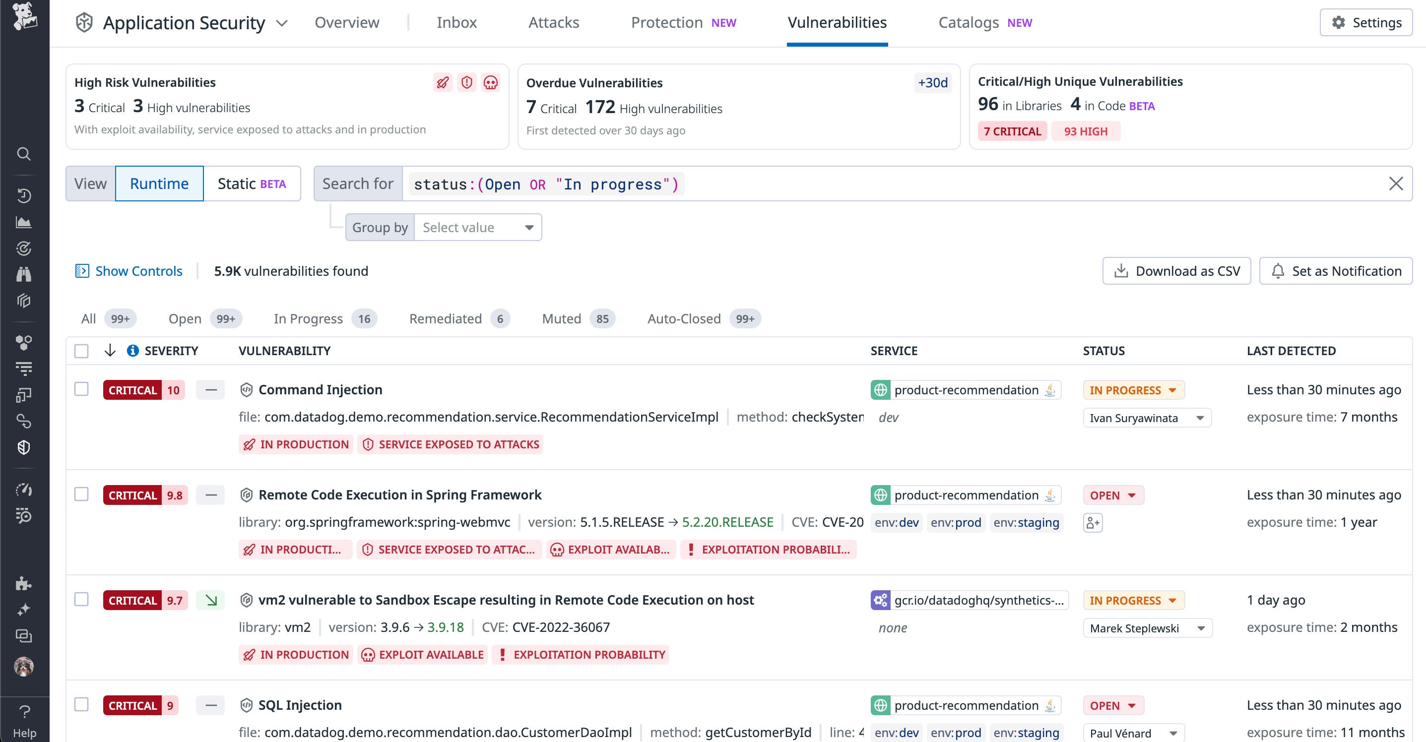 Datadog App and API Protection Datadog App and API Protection