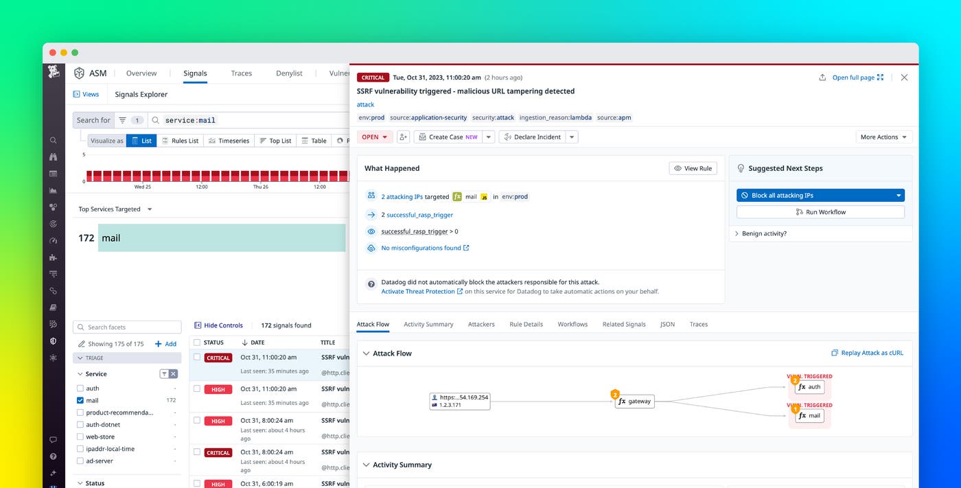 Secure serverless applications with Datadog App and API Protection Secure serverless applications with Datadog App and API Protection