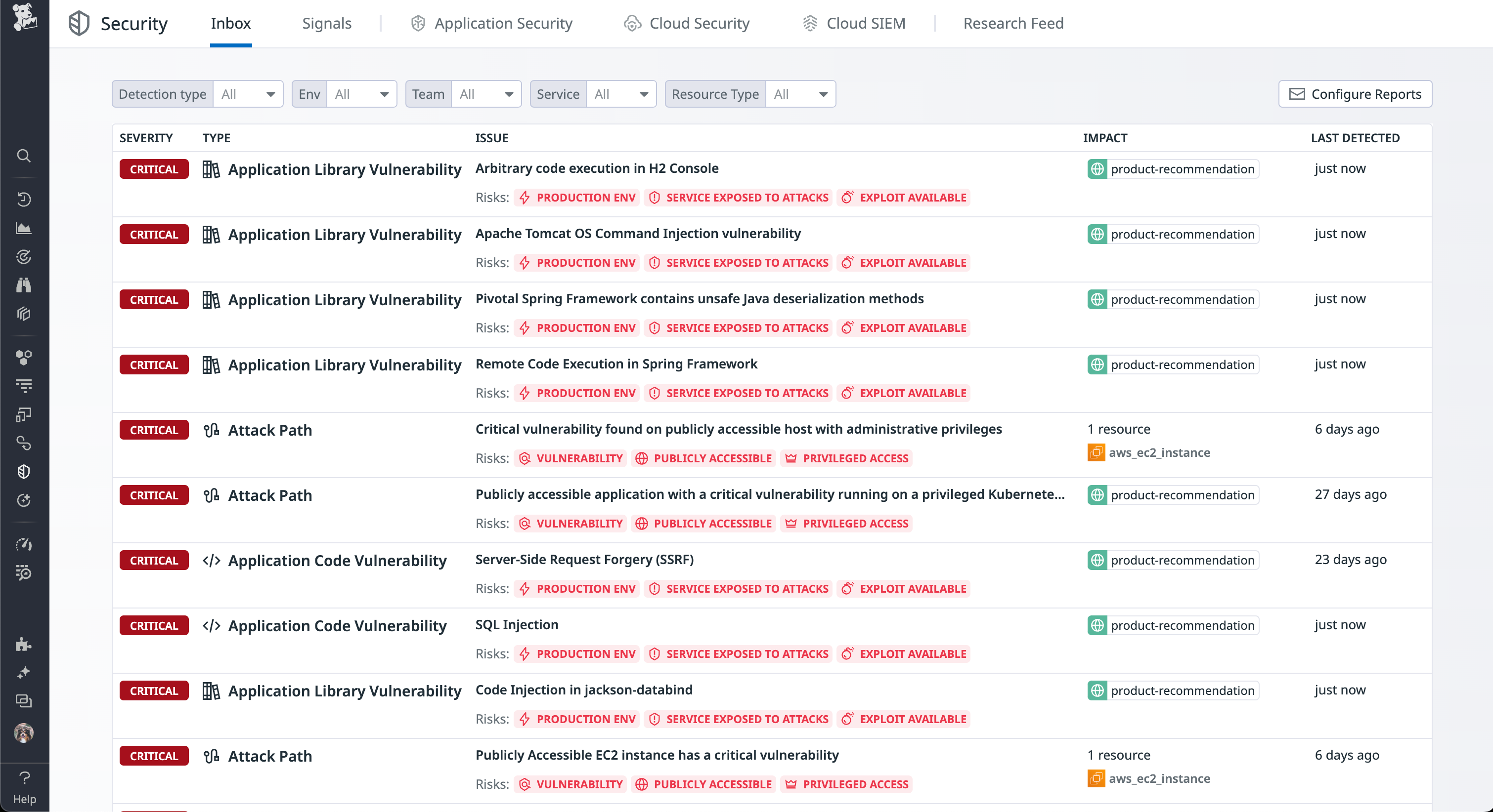Datadog Security Inbox prioritizes the most pressing issues