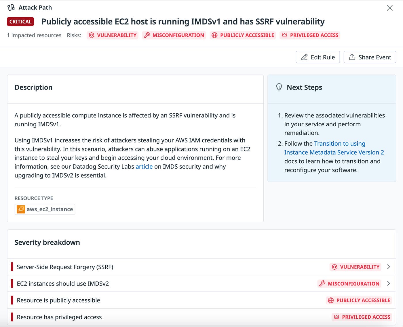 Attack path detection Attack path detection