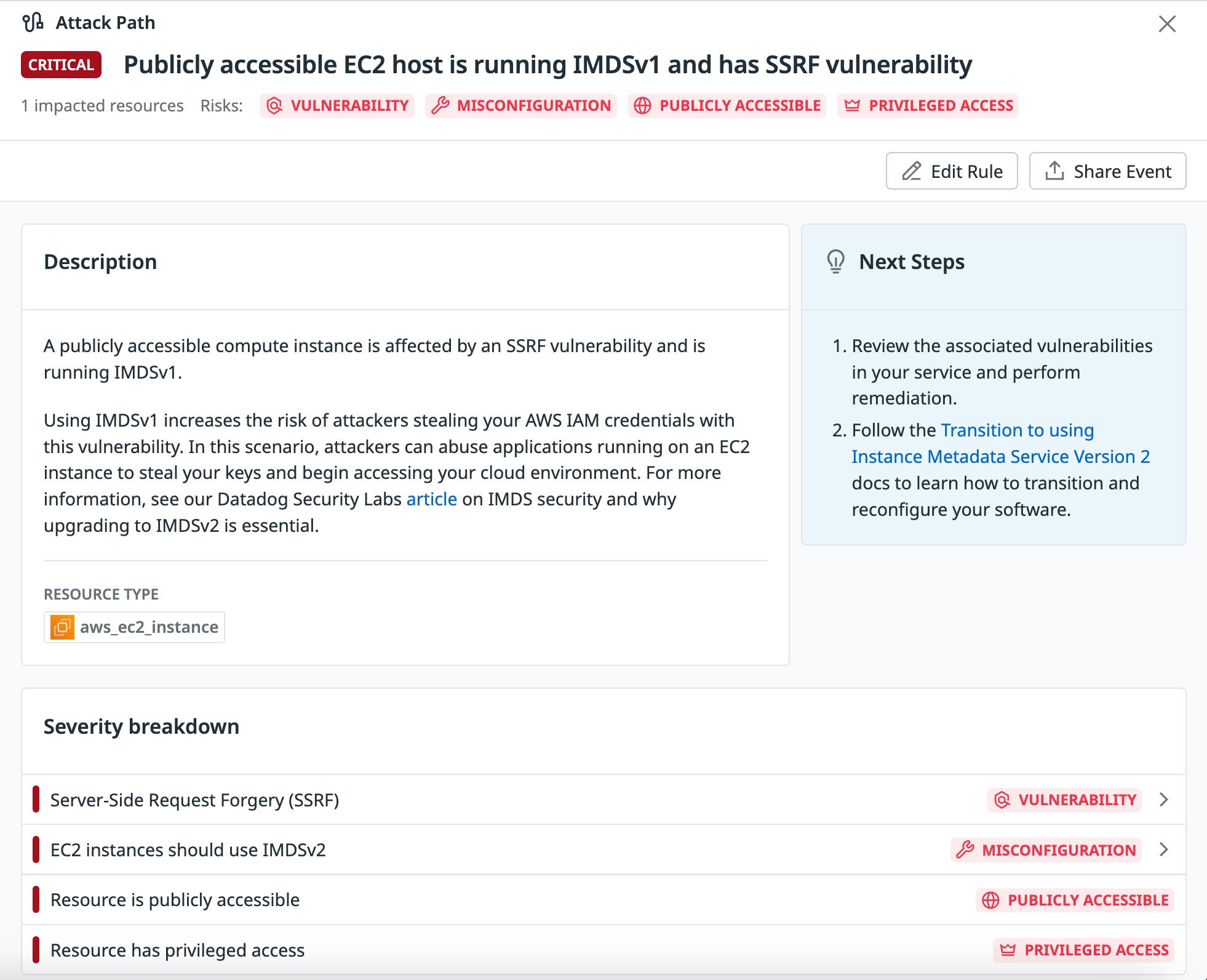 Attack path detection Attack path detection