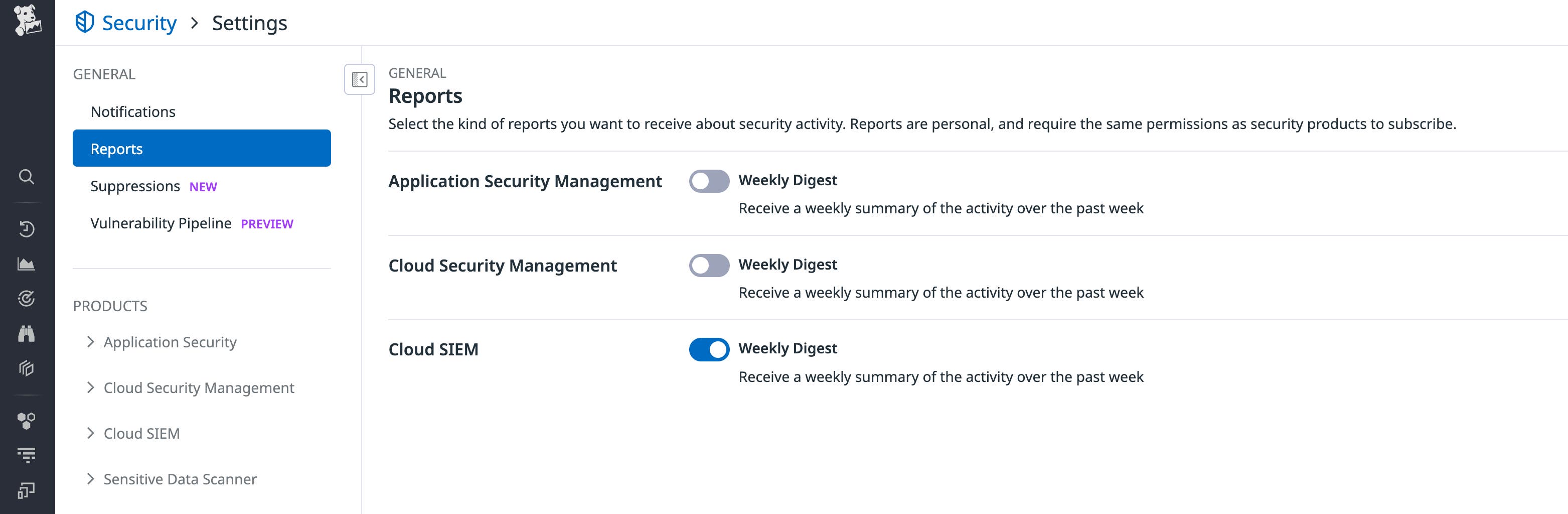 Subscribe to Cloud SIEM reports Subscribe to Cloud SIEM reports