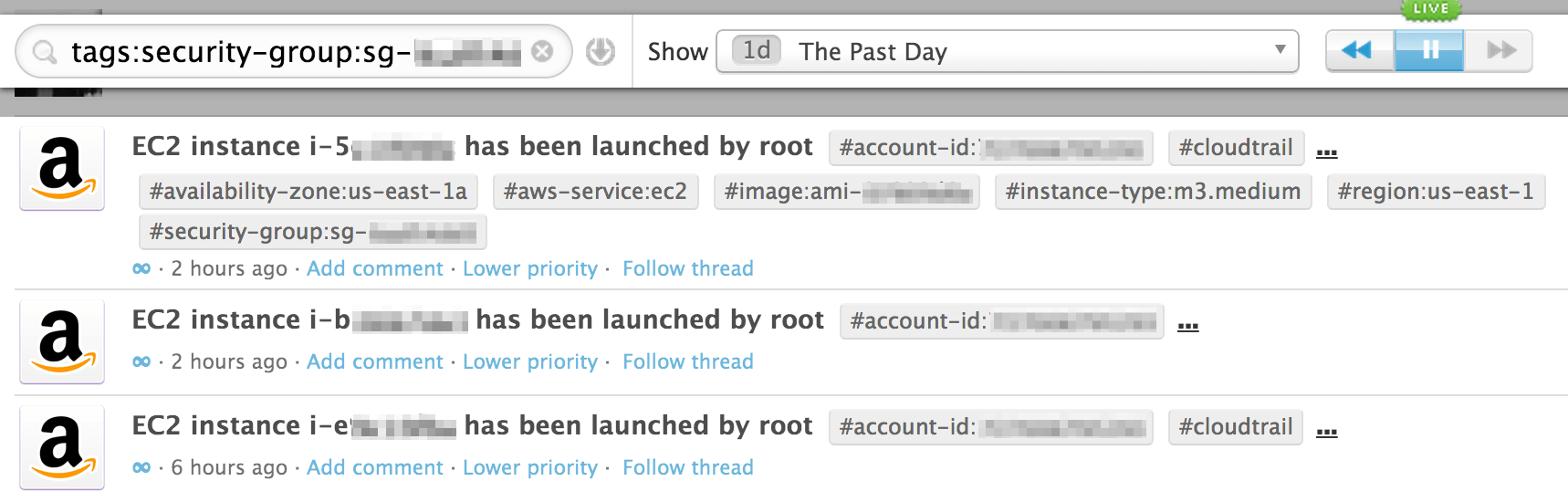 Monitor AWS CloudTrail