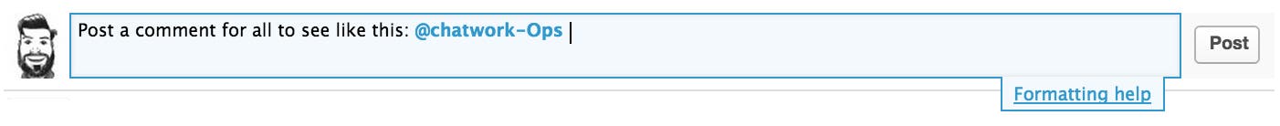 ChatWork integration ChatWork integration