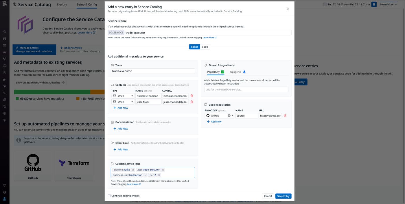Easily add a new entry in the Service Catalog via the new UI Easily add a new entry in the Service Catalog via the new UI