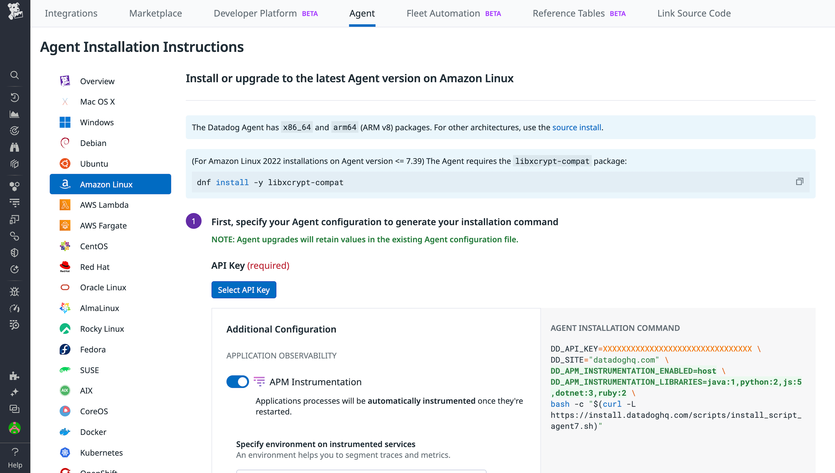 Instructions for implementing single step instrumentation.