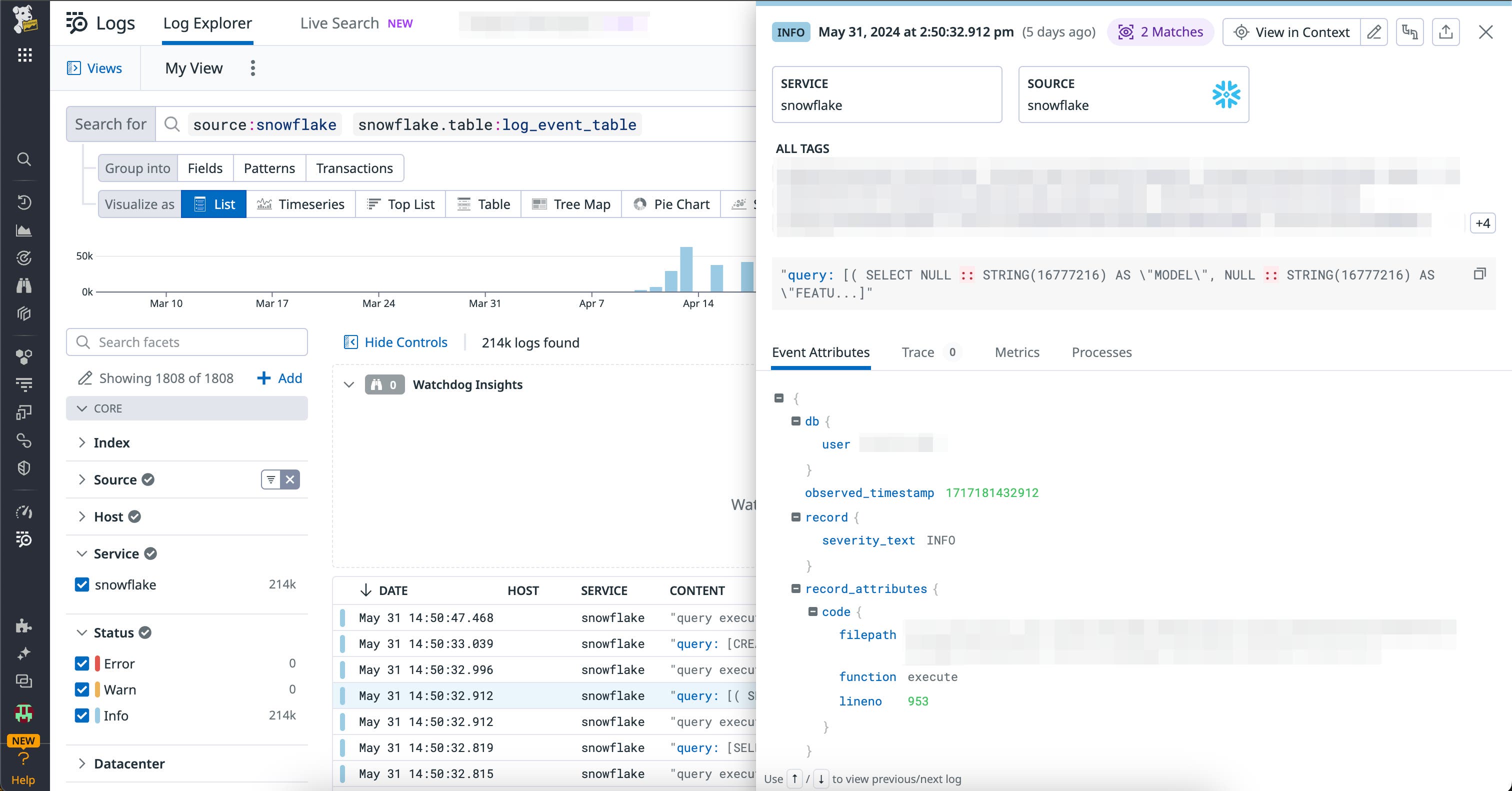 Search for specific events or logs with the Log Explorer. Search for specific events or logs with the Log Explorer.