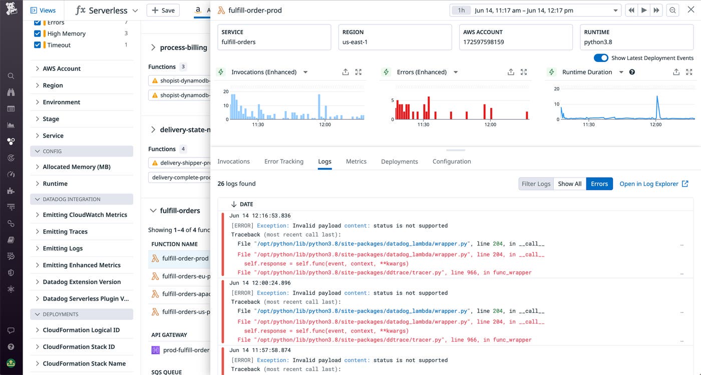 Tracing serverless functions to understand errors and latency Tracing serverless functions to understand errors and latency