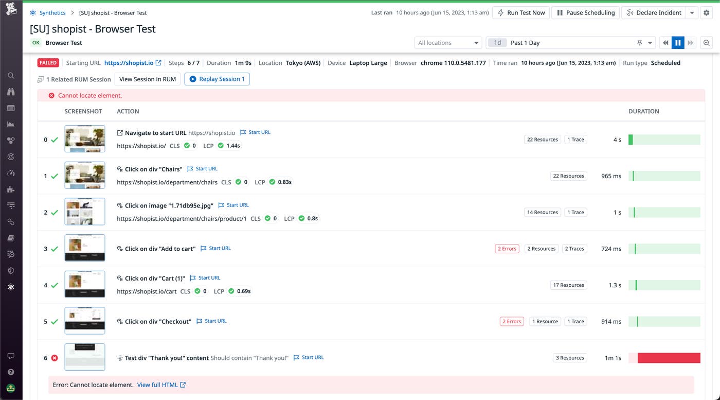 Using a browser test to track page load times and spot runtime errors Using a browser test to track page load times and spot runtime errors