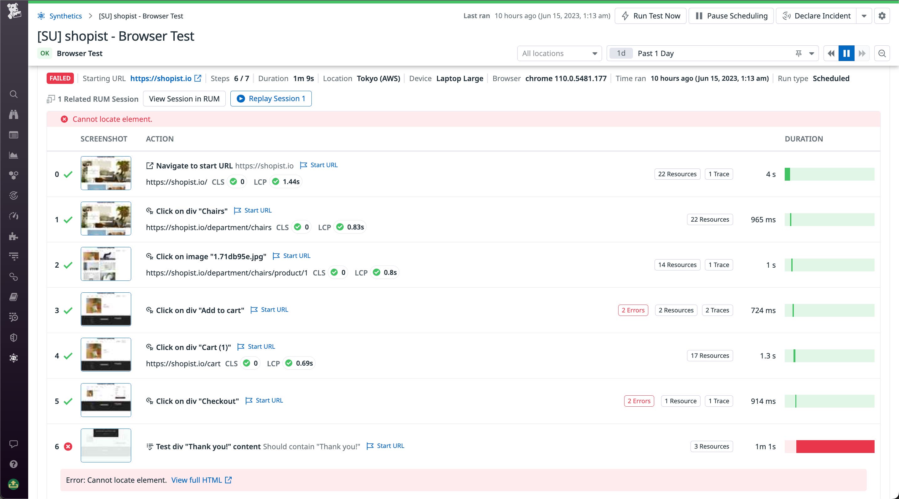 Using a browser test to track page load times and spot runtime errors Using a browser test to track page load times and spot runtime errors