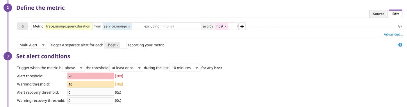 Define your alert with service tags Define your alert with service tags