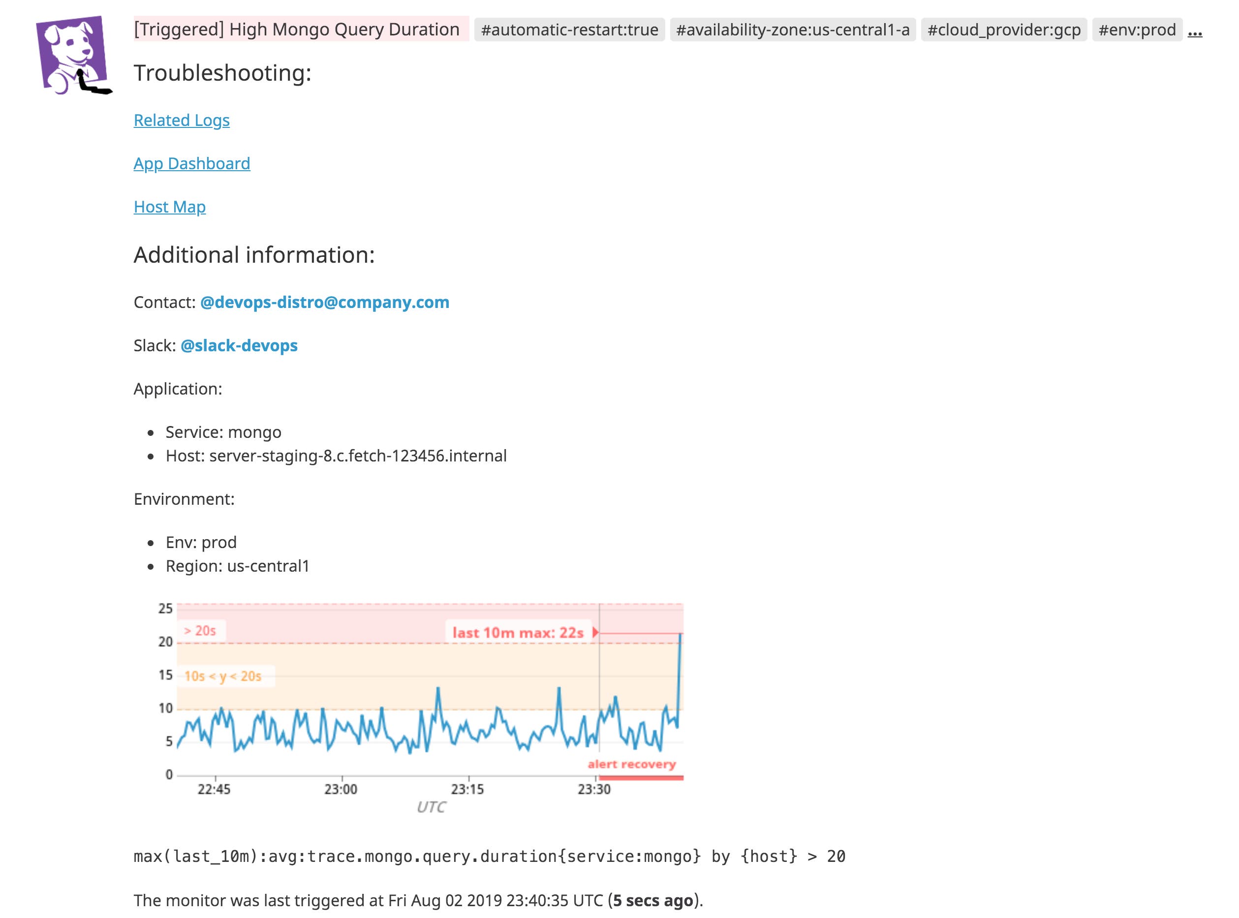 Automatically populate notifications with tags Automatically populate notifications with tags