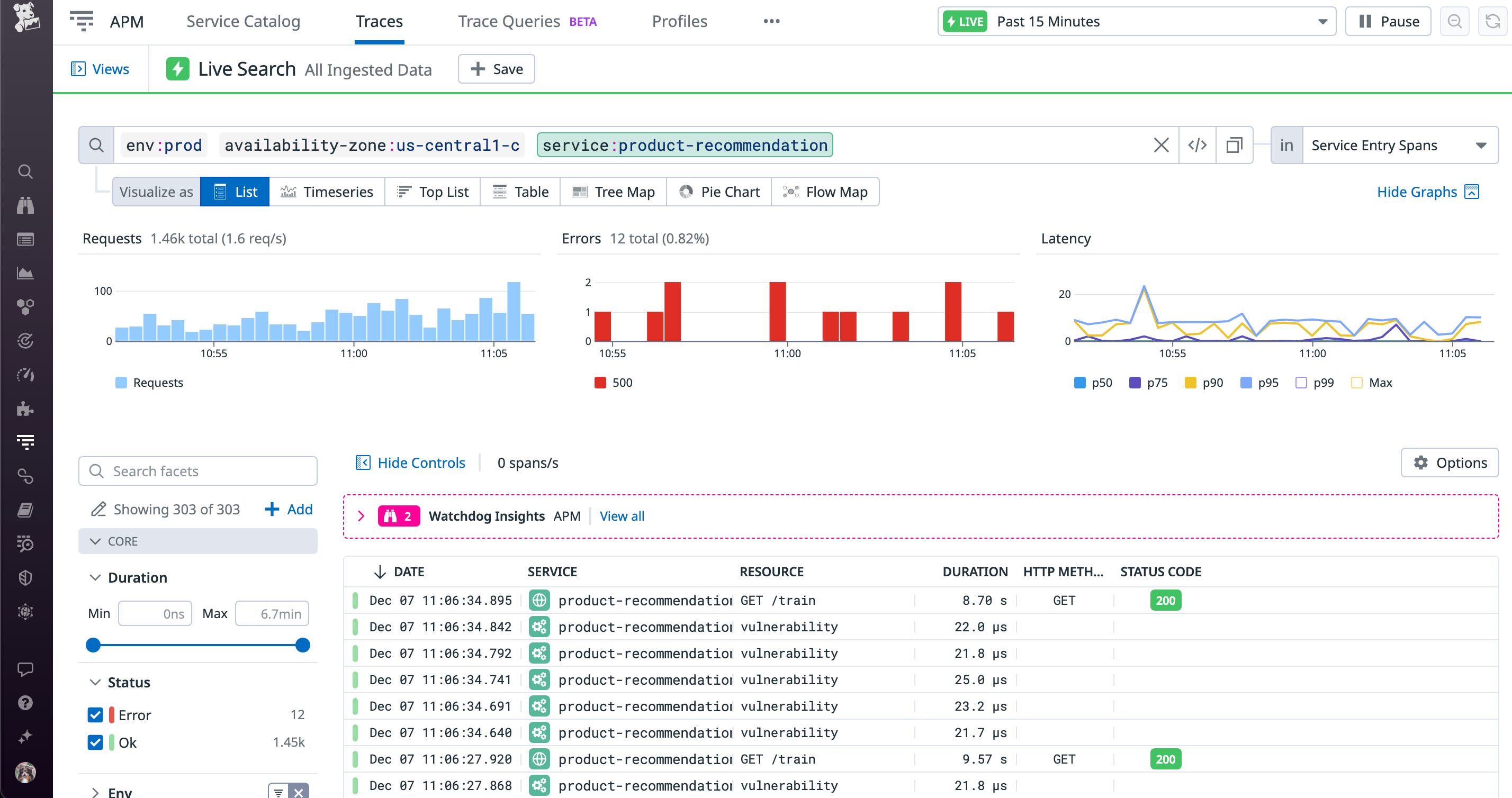 Search for traces with tags Search for traces with tags