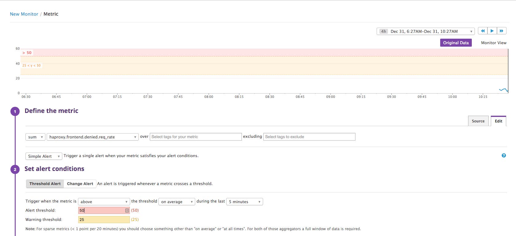 Defining tiered alerts Defining tiered alerts