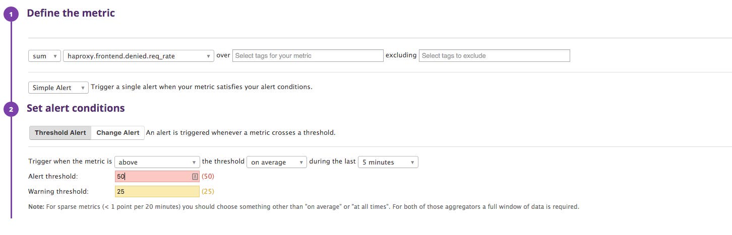 Set alert conditions Set alert conditions