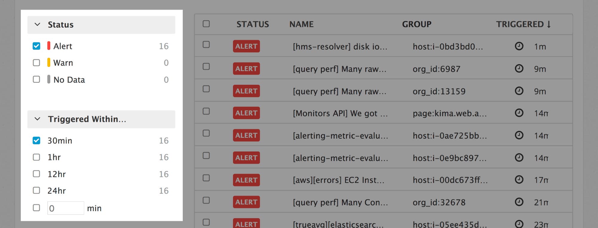 Faceted search bar Faceted search bar