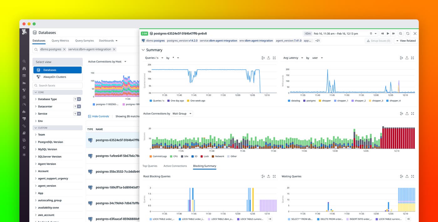 Troubleshoot blocking queries with Datadog Database Monitoring Troubleshoot blocking queries with Datadog Database Monitoring