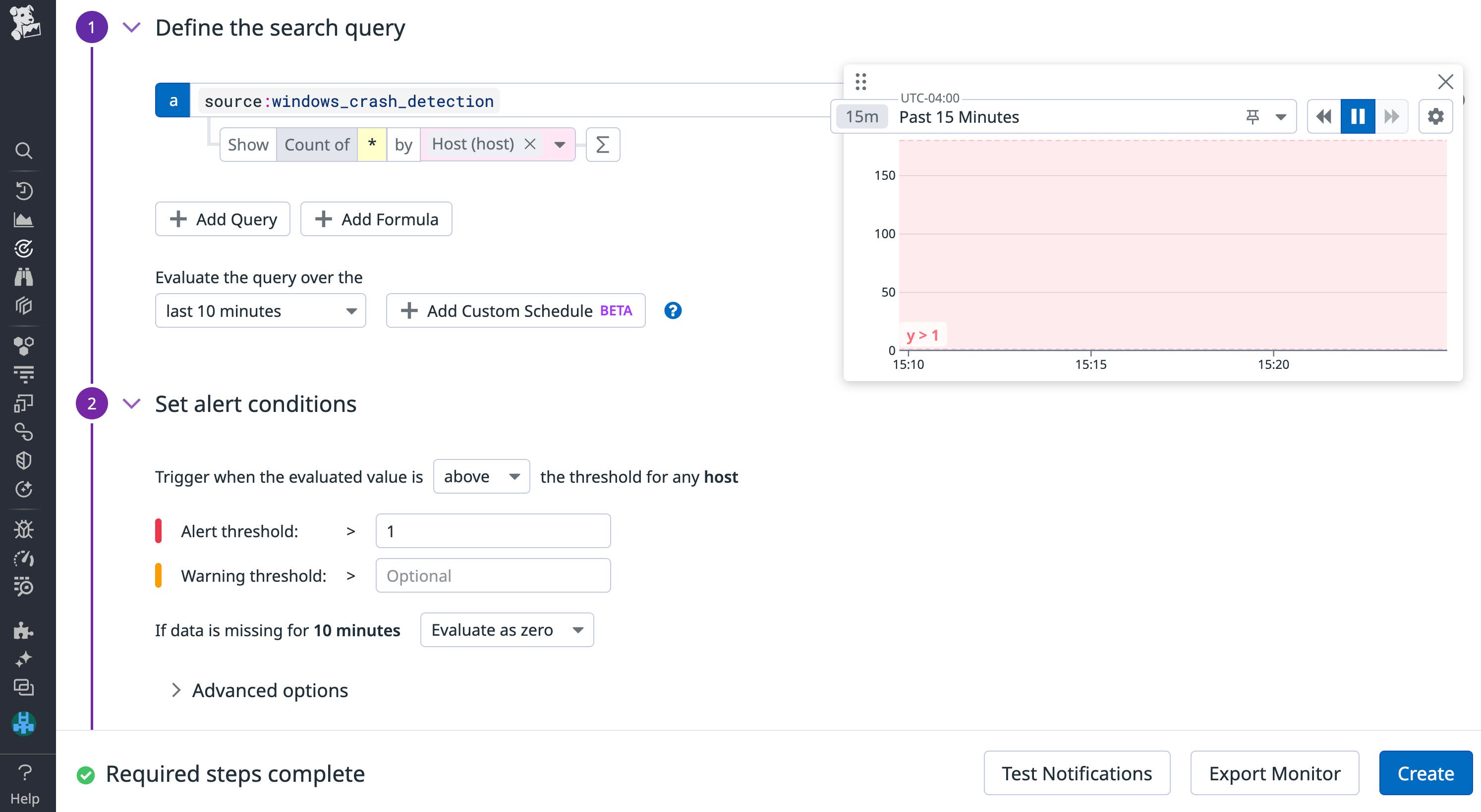 Detect Windows crash events with Datadog's Window's Crash Detection integration. Detect Windows crash events with Datadog's Window's Crash Detection integration.