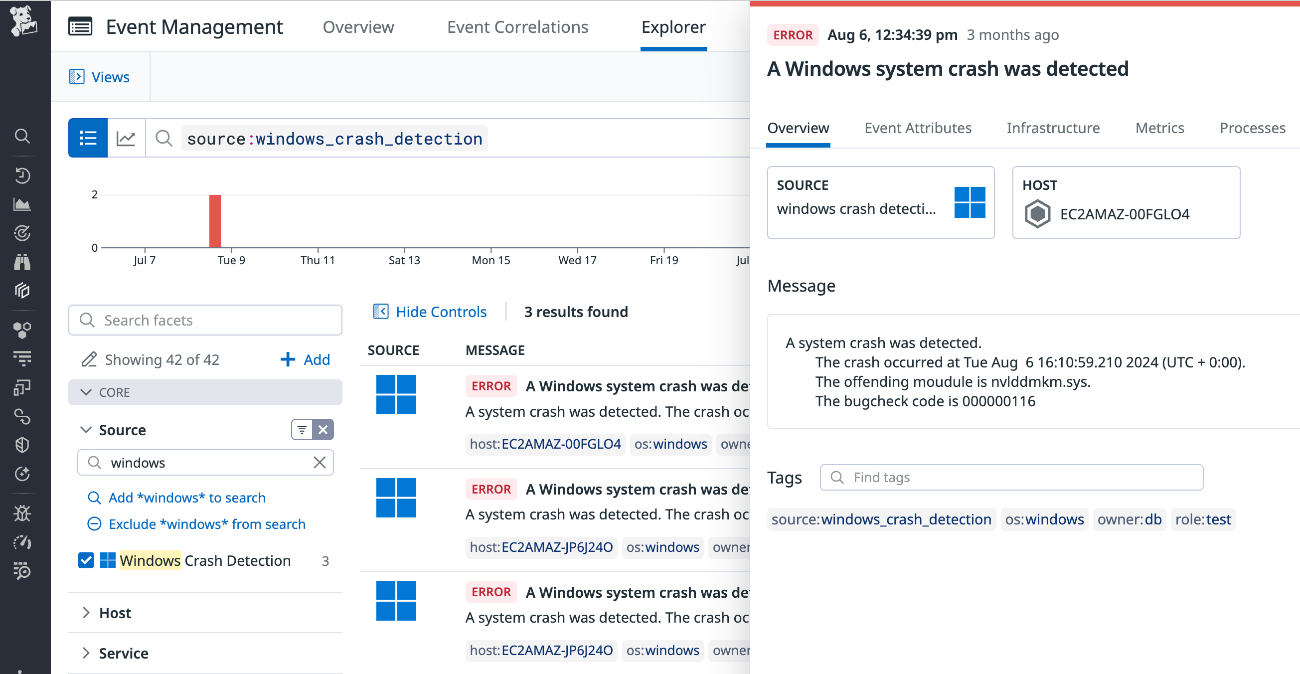 Investigate your Windows crash using the offending module and bugcheck code.