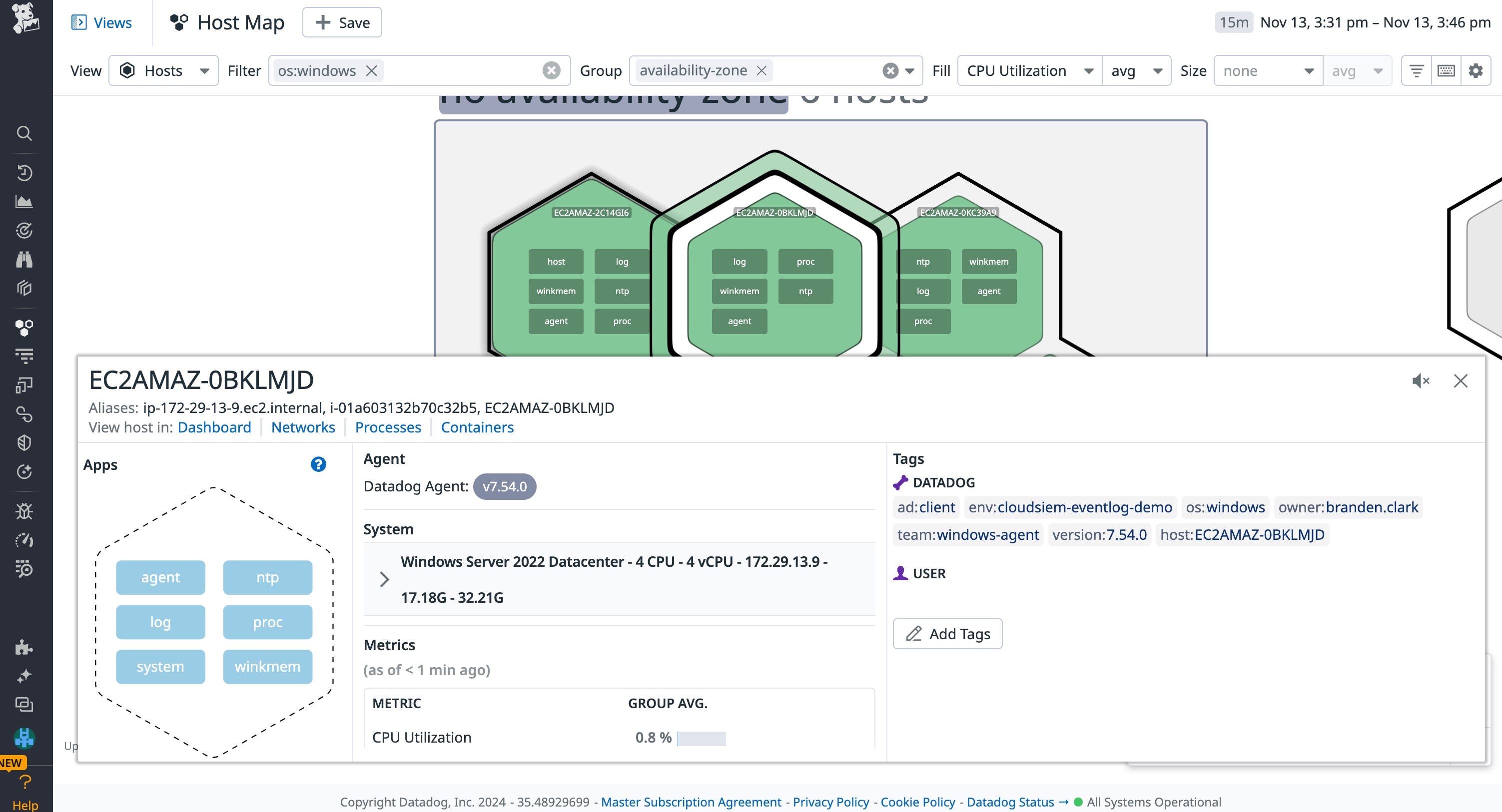 Learn more about your host health by viewing it in dashboards, networks, processes, and containers which are all linked from the host map. Learn more about your host health by viewing it in dashboards, networks, processes, and containers which are all linked from the host map.