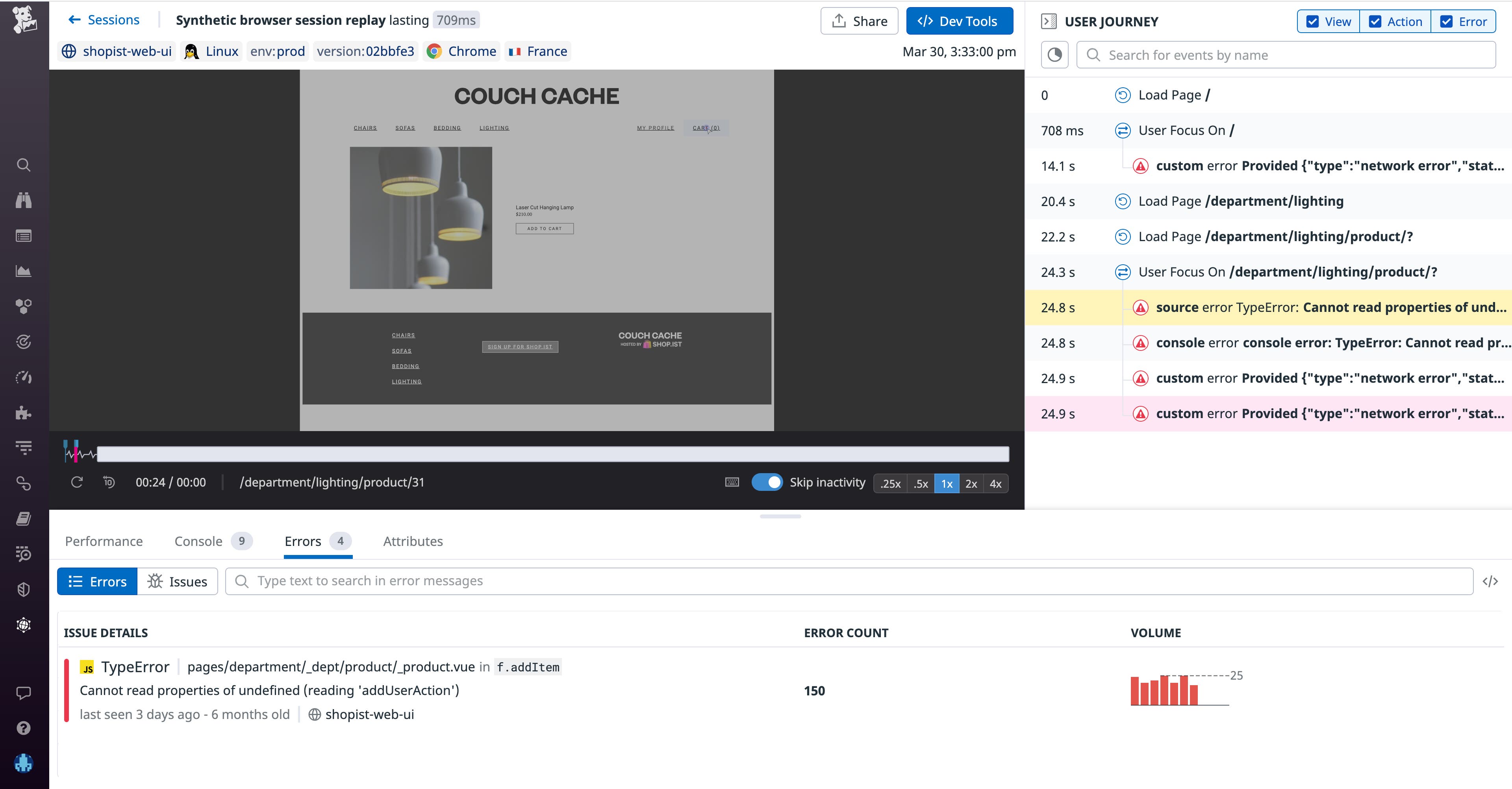 See which error are part of larger issues See which error are part of larger issues